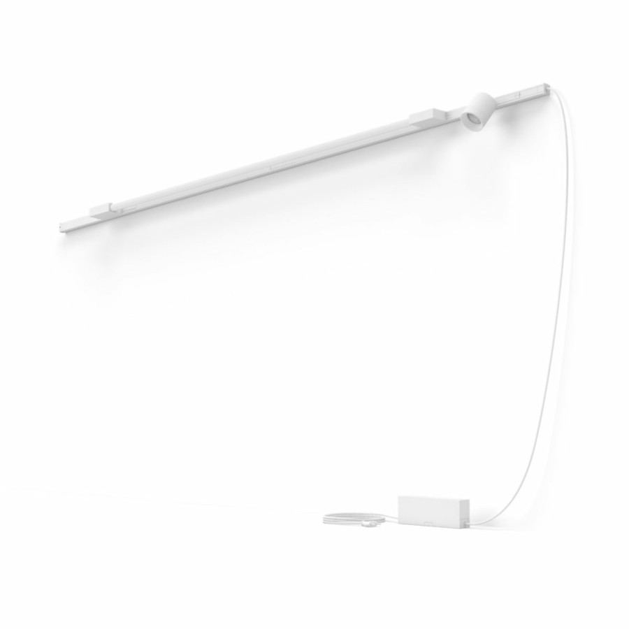 Slimme Verlichting Philips Hue | Perifo Basisset Voor Rechte Muur (1 Spot, 1 Light Tube Groot)