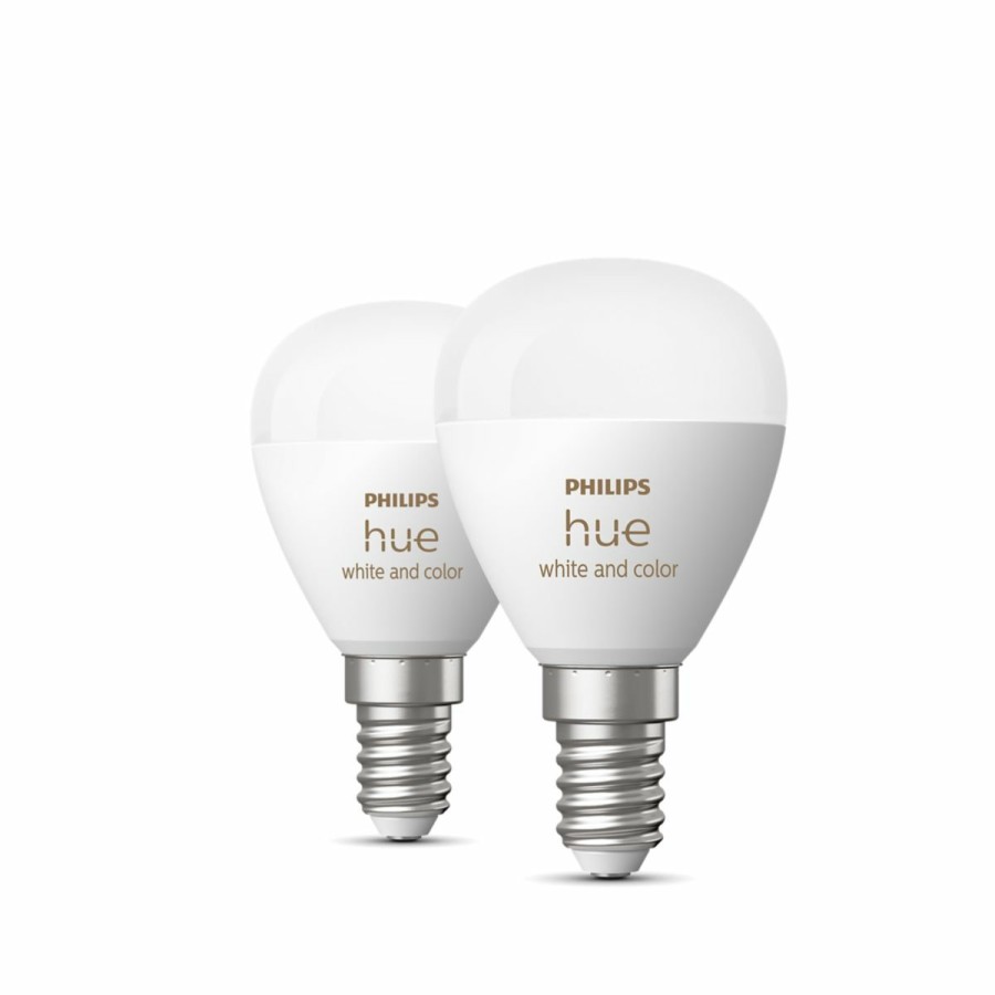 Slimme Verlichting Philips Hue | Kogellamp - E14 Slimme Lamp - (2-Pack)