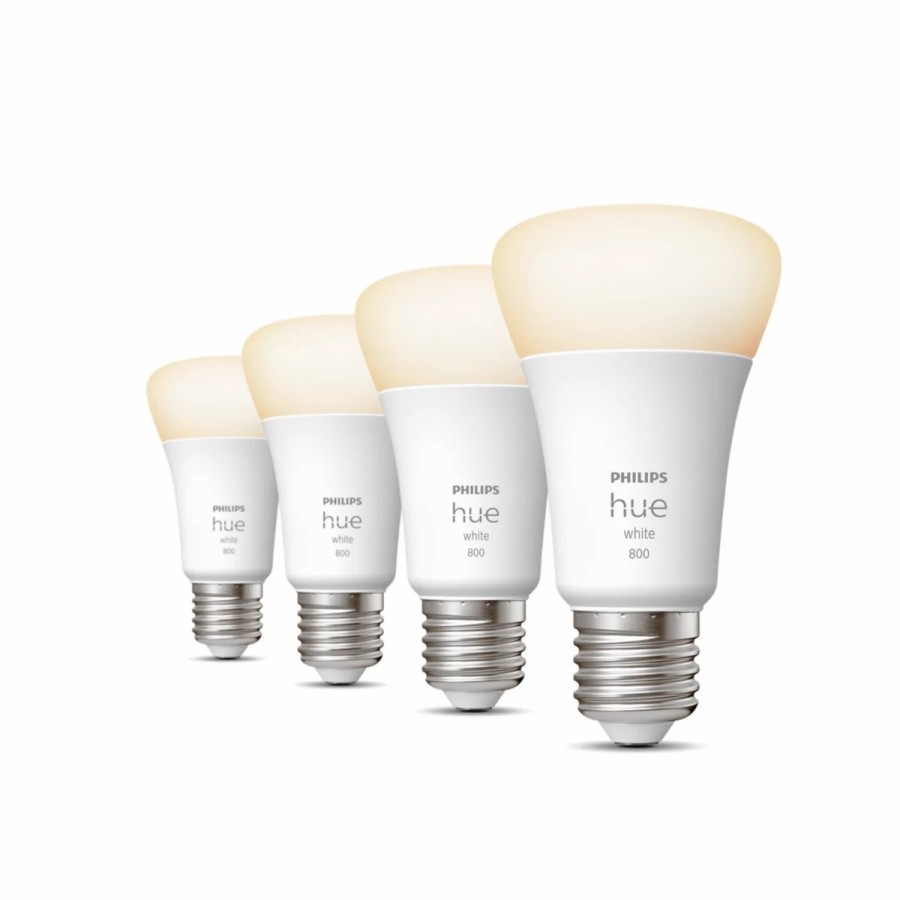 Slimme Verlichting Philips Hue | A60 - E27 Slimme Lamp - 800 (4-Pack)