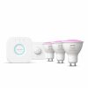 Slimme Verlichting Philips Hue | Starterkit: 3 Gu10 Slimme Spots + Smart Button