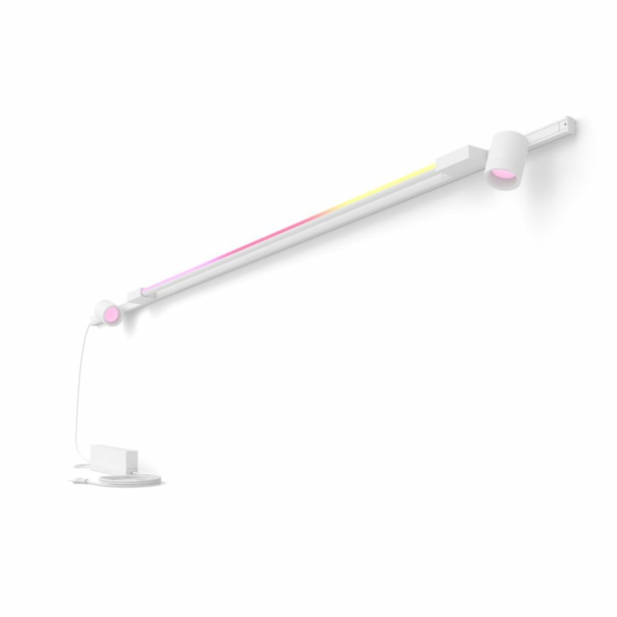 Slimme Verlichting Philips Hue | Perifo Rechte Basiswandset (2 Spots, 1 Gradient Light Tube)