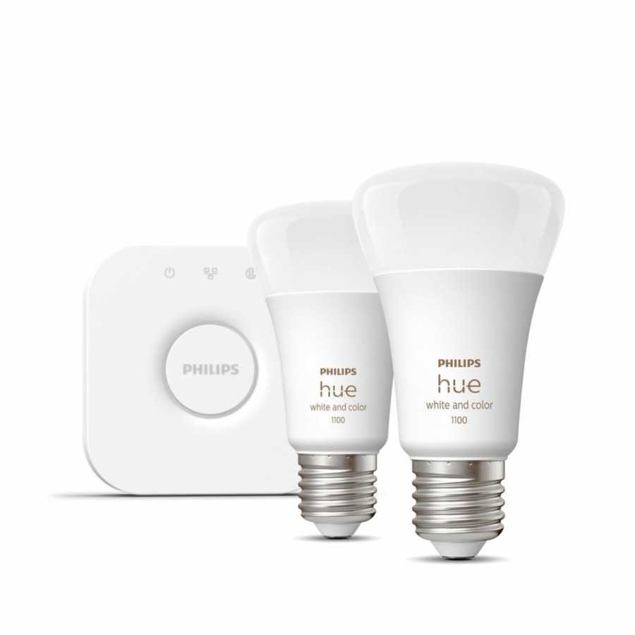 Slimme Verlichting Philips Hue | Starterkit: 2 E27 Slimme Lampen (1100)