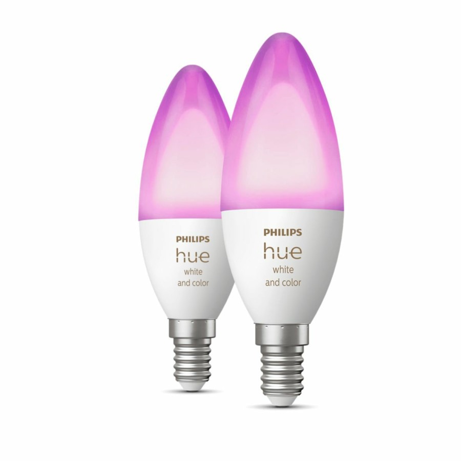 Slimme Verlichting Philips Hue | Losse Kaarslamp E14 Duopak