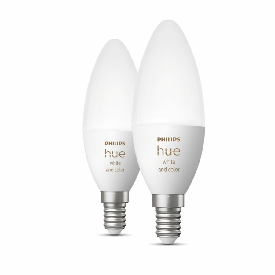 Slimme Verlichting Philips Hue | Losse Kaarslamp E14 Duopak