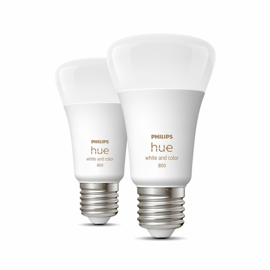 Slimme Verlichting Philips Hue | A60 - E27 Slimme Lamp - 800 (2-Pack)