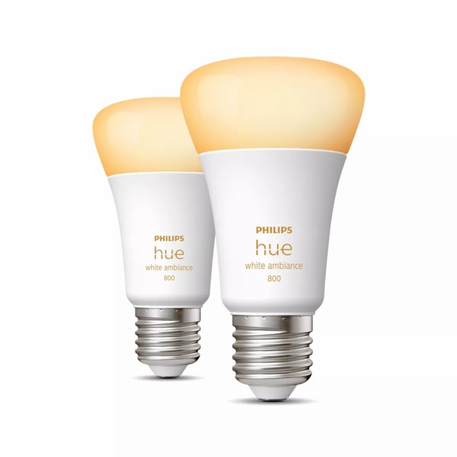 Slimme Verlichting Philips Hue | A60 - E27 Slimme Lamp - 800 (2-Pack)