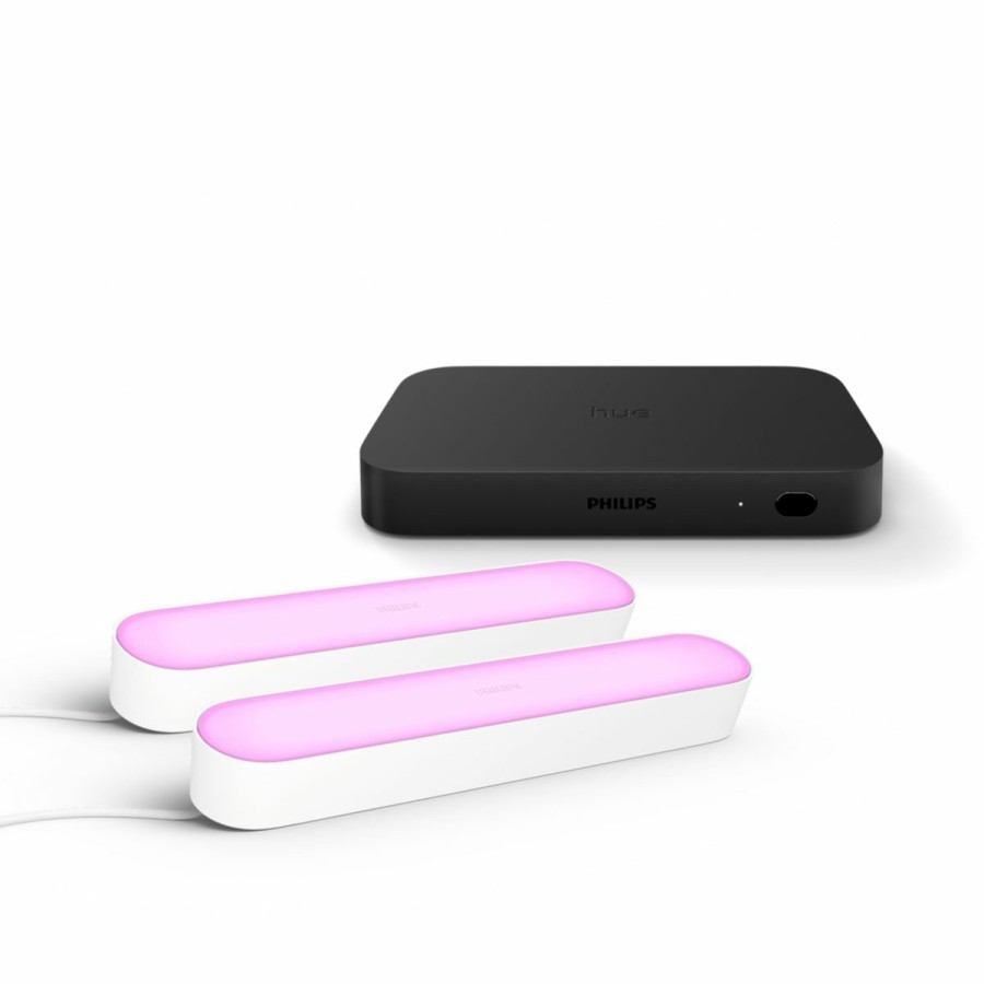 Slimme Verlichting Philips Hue | Bundel: Hue Sync Box + 2X Play Lightbars Wit