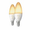 Slimme Verlichting Philips Hue | Losse Kaarslamp E14 Duopak