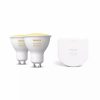 Slimme Verlichting Philips Hue | Bundel: 2X White Ambiance Gu10 + Wandschakelaarmodule