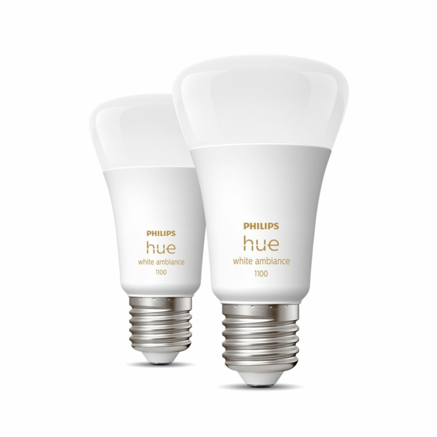 Slimme Verlichting Philips Hue | A60 - E27 Slimme Lamp - 1100 (2-Pack)