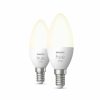 Slimme Verlichting Philips Hue | Kaarslamp - E14 Slimme Lamp - (2-Pack)