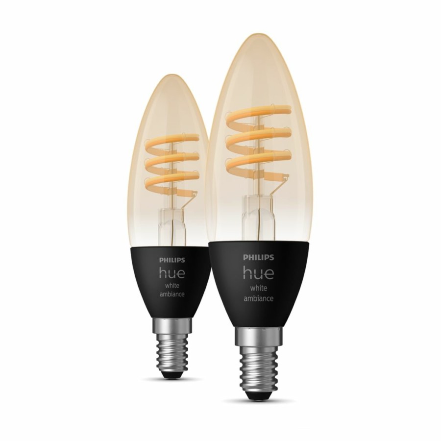 Slimme Verlichting Philips Hue | Kaarslamp - E14 Slimme Lamp - (2-Pack)