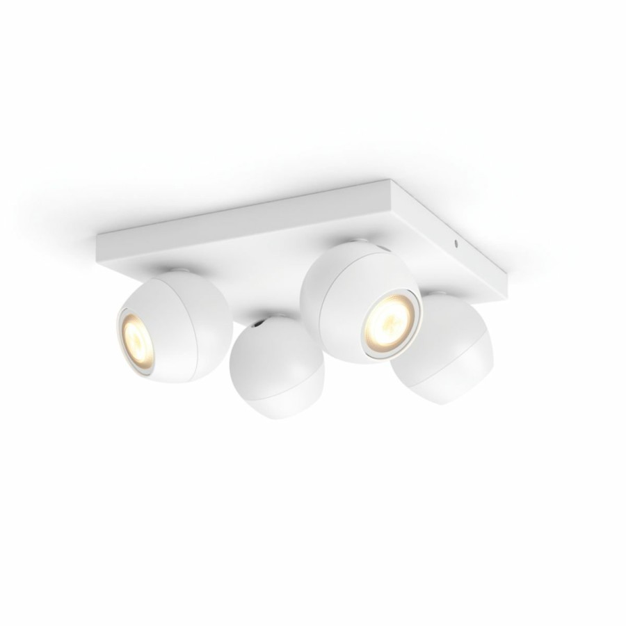 Slimme Verlichting Philips Hue | Buckram 4-Lichts Spotbalk