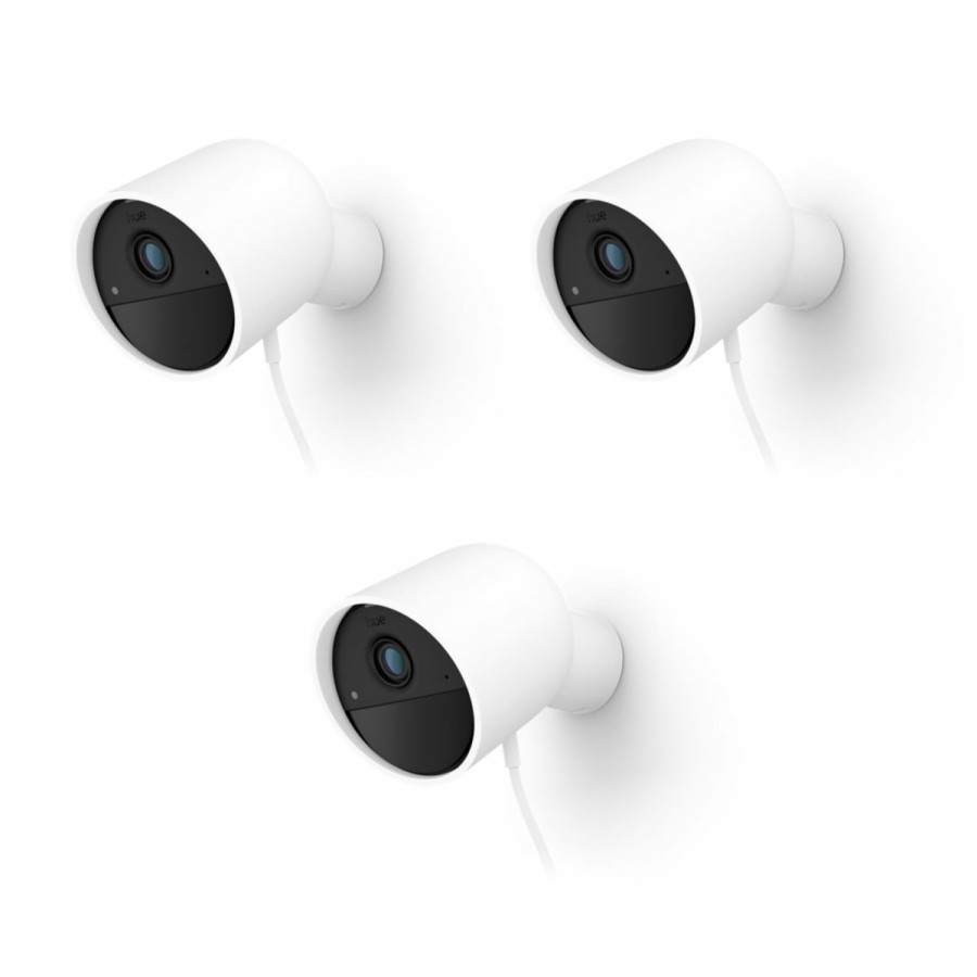 Slimme Verlichting Philips Hue | Bundel: 3X Secure Bedrade Camera