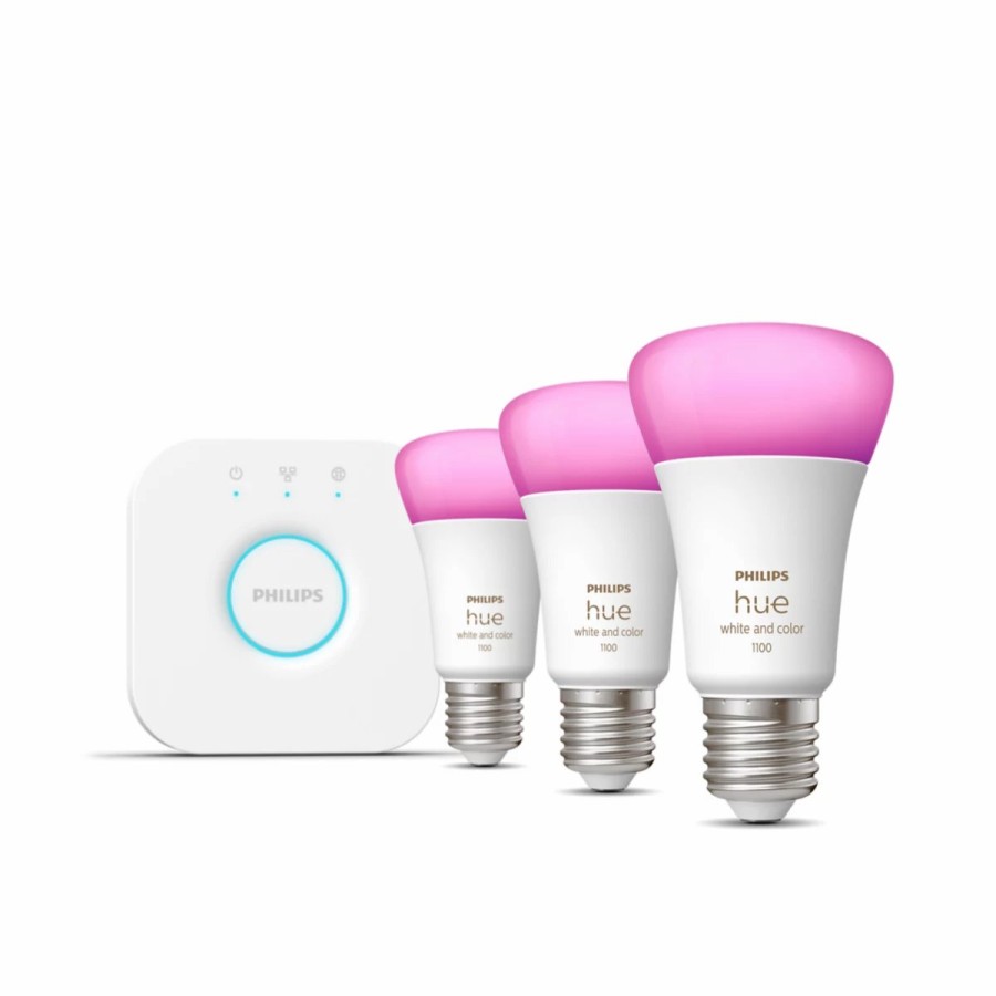 Slimme Verlichting Philips Hue | Starterkit: 3 E27 Slimme Lampen (1100)