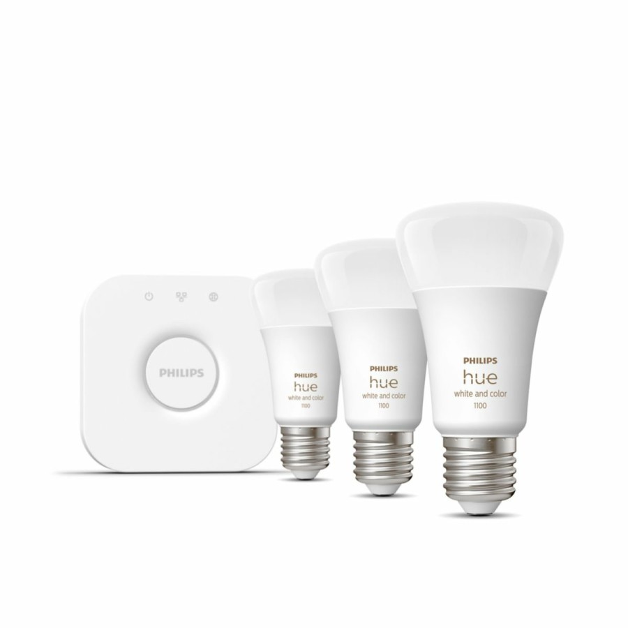 Slimme Verlichting Philips Hue | Starterkit: 3 E27 Slimme Lampen (1100)