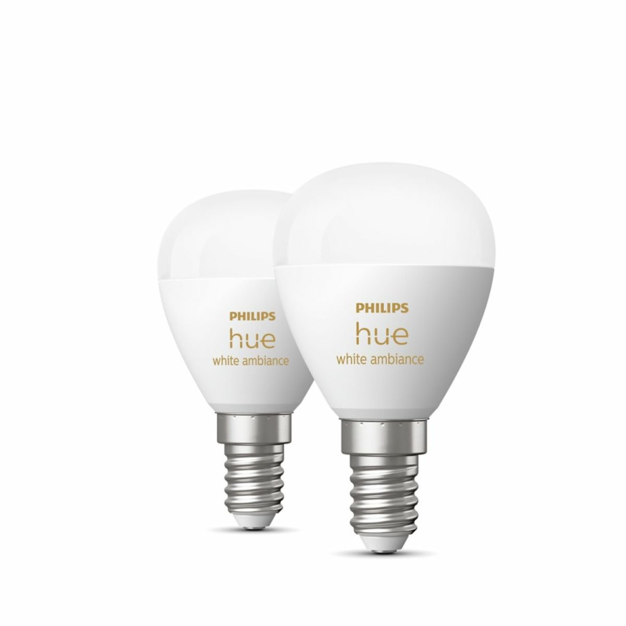 Slimme Verlichting Philips Hue | Kogellamp - E14 Slimme Lamp - (2-Pack)