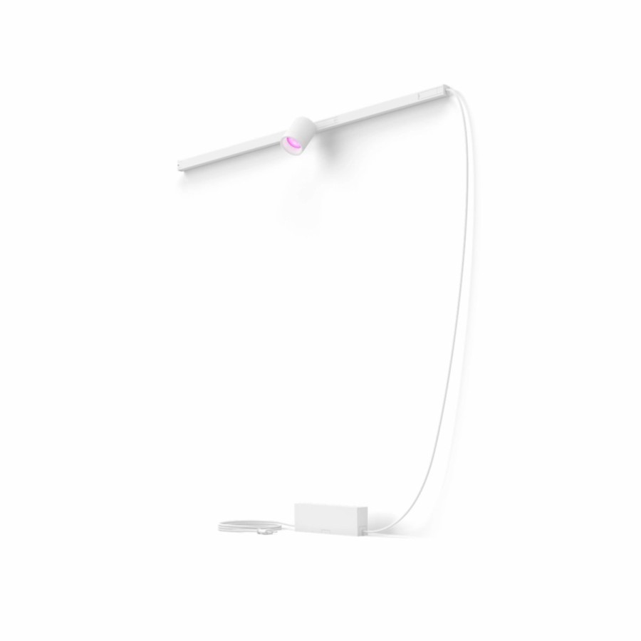 Slimme Verlichting Philips Hue | Perifo Basisset Voor Rechte Muur (1 Spot)